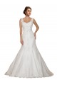 Discount Sweethart V-Neckline Lace Wedding Dress with Shoulder Straps UK