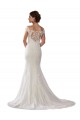 Discount Modern Off the Shoulder Mermaid Lace Wedding Dress UK
