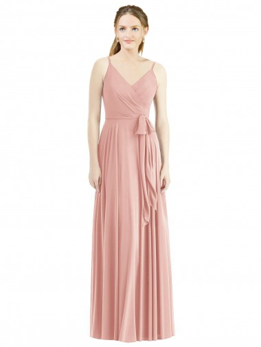 Discount Romantic Full length Long Chiffon Bridesmaid Dress UK