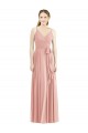 Discount Romantic Full length Long Chiffon Bridesmaid Dress UK