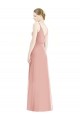 Discount Romantic Full length Long Chiffon Bridesmaid Dress UK