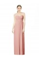 Discount Long Chiffon Sweetheart Bridesmaid Dress with Twist Bodice UK
