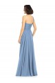 Discount One Shoulder Long Chiffon Bridesmaid Dress with Sweetheart Bodice UK