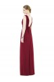 Discount Low Square Back Sleeveless Shirred Skirt Bridesmaid Dress UK
