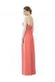 Discount Draped Sweetheart Strapless Chiffon Bridesmaid Dress UK