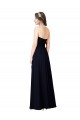 Discount Strapless Chiffon Bridesmaids Dress with a Beaded Lace Sweetheart Bodice UK