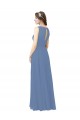 Discount Luxe Chiffon Bridesmaid Dress with Illusion and Sweetheart Neckline UK