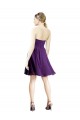 Discount Draped Chiffon Long Sweetheart Cocktail Bridesmaid Dress UK
