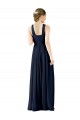 Discount High V-Neck Floor Length Chiffon Bridesmaid Dress UK