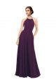 Discount Elegant Chiffon Bridesmaids Dress with Softly Draped Bodice UK