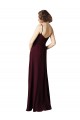 Discount V-Neck Chiffon Bridesmaid Dress with Twist Front Bodice UK
