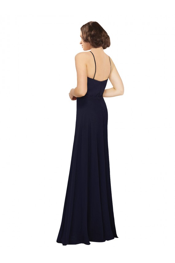 Discount Chiffon Bridesmaids Dress with Scoop Neckline UK