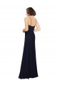 Discount Chiffon Bridesmaids Dress with Scoop Neckline UK