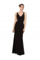 Discount Open V-Back Chiffon Bridesmaids Dress with V-Neckine UK