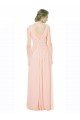 Discount Full Length Chiffon Bridesmaid Dress with V-Front and Back UK