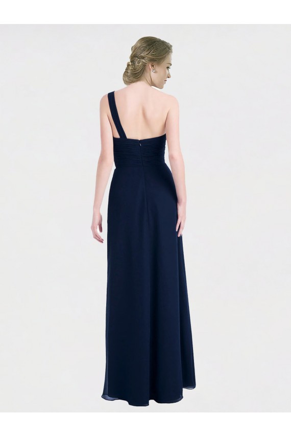 Discount Full Length Long Chiffon Bridesmaid Gown with Sweetheart Neckline UK