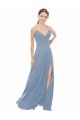 Discount Sexy Chiffon Bridesmaid Dress with V-Neck Lace Bodice UK