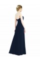 Discount Sweetheart Neckline Draped Floor Length Chiffon Bridesmaid Dress UK