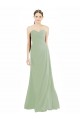 Discount Sweetheart Neckline Draped Floor Length Chiffon Bridesmaid Dress UK