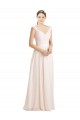 Discount Sweetheart A-Line Chiffon Bridesmaid Dress with Ruched Lace Bodice UK