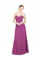 Discount Sweetheart Neckline Pleated Chiffon Bridesmaid Dress with Low Back UK