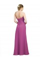 Discount Sweetheart Neckline Pleated Chiffon Bridesmaid Dress with Low Back UK