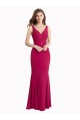 Discount V-Neck Mermaid Chiffon Bridesmaid Dress / Prom Dress with V-Back and Belt UK
