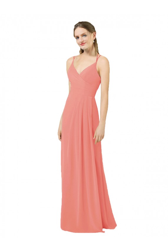 Discount Flirty Chiffon Bridesmaid Dress with Modern Back Detail UK