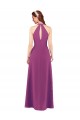 Discount Sassy Chiffon Bridesmaid Dress with Halter Neckline UK
