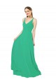 Discount Classic Chiffon Bridesmaid Dress with Lace-Up Back UK