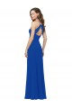Discount Chiffon Bridesmaid Dress with Deep V-Neck and Spaghetti Straps UK