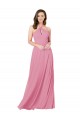 Discount Chiffon Bridesmaid Dress / Prom Dress with Keyhole Front UK