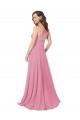 Discount Chiffon Bridesmaid Dress / Prom Dress with Keyhole Front UK