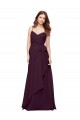 Discount Wrapped Sweetheart Neckline Long Chiffon Bridesmaid Dress  UK