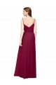 Discount Wrapped Sweetheart Neckline Long Chiffon Bridesmaid Dress  UK