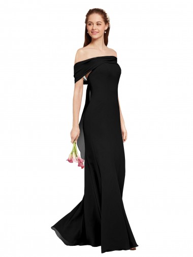 Discount Fit and Flare Long Chiffon Bridesmaid Dress / Prom Dress with Sash and Open Back UK