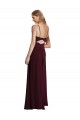 Discount Long Chiffon Bridesmaid Dress with Sweetheart Neckline UK