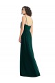 Discount V-Neck Blouson Bodice Chiffon Maxi Bridesmaid Dress UK
