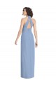 Discount V-Neck Halter Back Straps Chiffon Formal Bridesmaid Dress UK