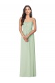Discount Strapless Sweetheart All-Over Shirring Chiffon Bridesmaid Dress UK