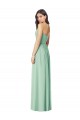 Discount Draped Sweetheart Strapless Long Chiffon Bridesmaid Dress UK