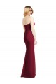 Discount Sweetheart Neckline Lux Chiffon Bridesmaid Dress with Side Slit UK