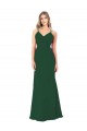 Discount Criss Cross Strappy Chiffon Bridesmaid Dress UK