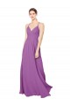 Discount Braided Straps Cross Back Sweetheart Chiffon Bridesmaid Dress UK
