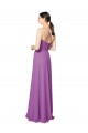 Discount Braided Straps Cross Back Sweetheart Chiffon Bridesmaid Dress UK