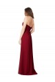 Discount Draped Sweetheart Long Grecian Inspired Chiffon Bridesmaid Dress UK