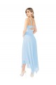 Discount Chiffon Midi Length Keyhole Back Cocktail Bridesmaid Dress UK