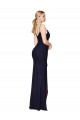 Discount Draped Spaghetti Straps Long Chiffon Mermaid Bridesmaid Dress / Formal Prom Dress UK