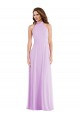Discount High Neck Halter Backless Maxi Bridesmaid Dress UK
