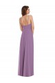 Discount Wrap Bodice Maxi Bridesmaid Dress with Front Slit UK